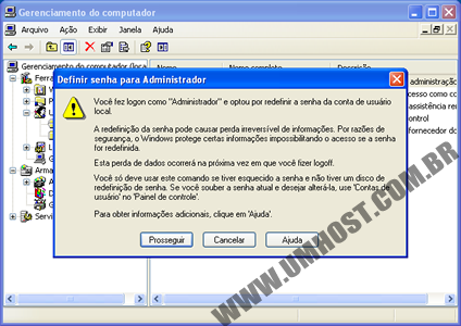 Definir Senha de Usu&aacute;rio do Windows XP
